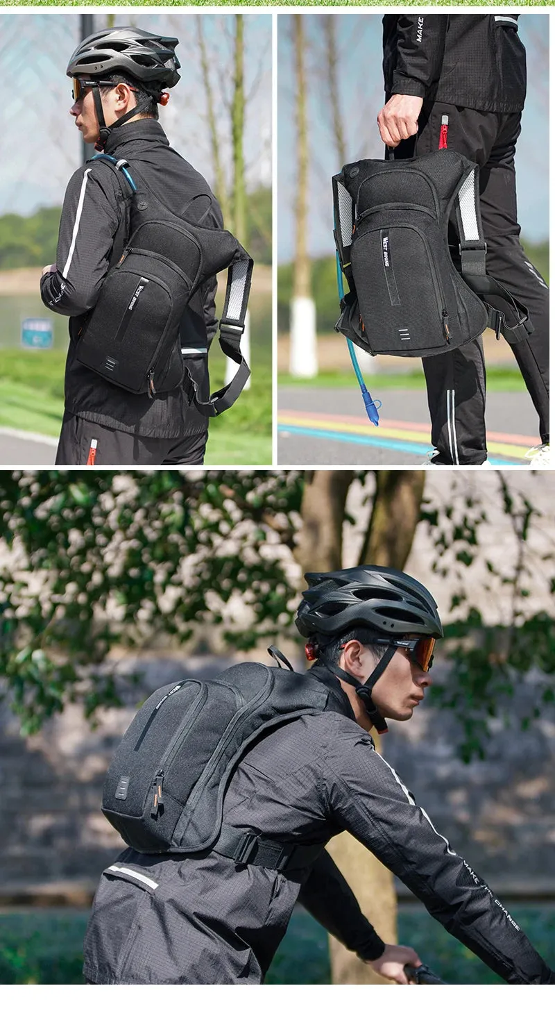 10L Ultralight Cycling Backpack – Ergonomic MTB & Road Bike Hydration Pack with Water Bladder for Hiking, Camping & Climbing