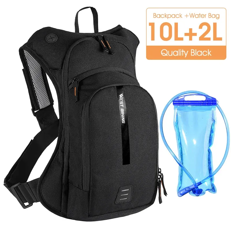 10L Ultralight Cycling Backpack – Ergonomic MTB & Road Bike Hydration Pack with Water Bladder for Hiking, Camping & Climbing