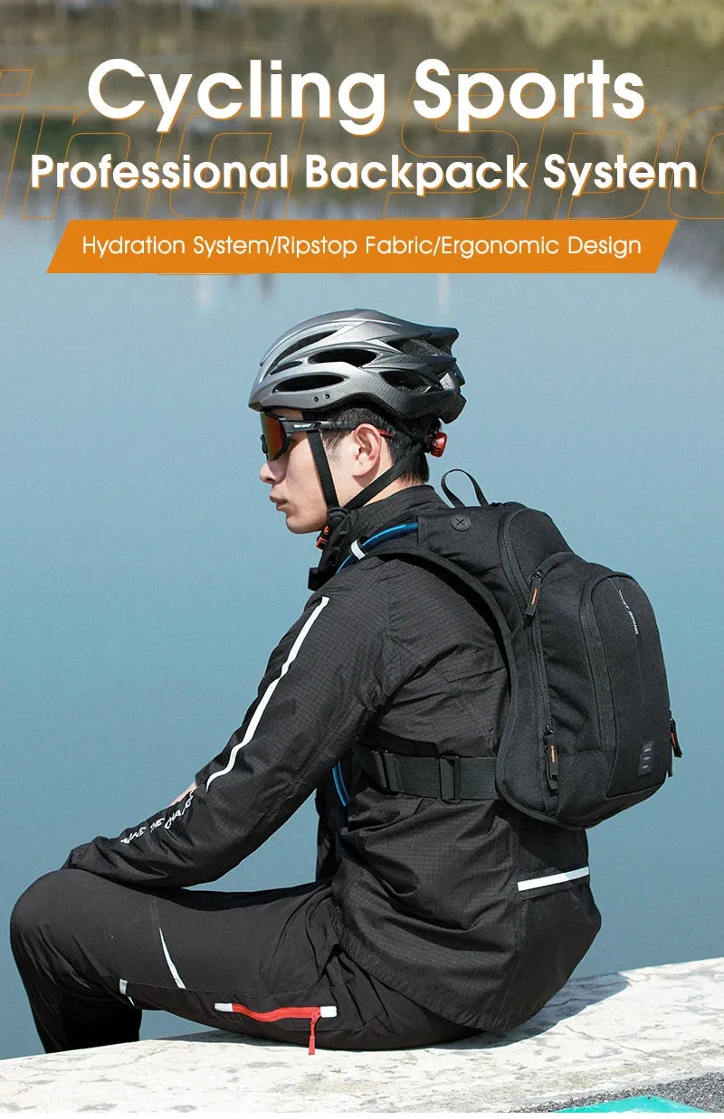 10L Ultralight Cycling Backpack – Ergonomic MTB & Road Bike Hydration Pack with Water Bladder for Hiking, Camping & Climbing