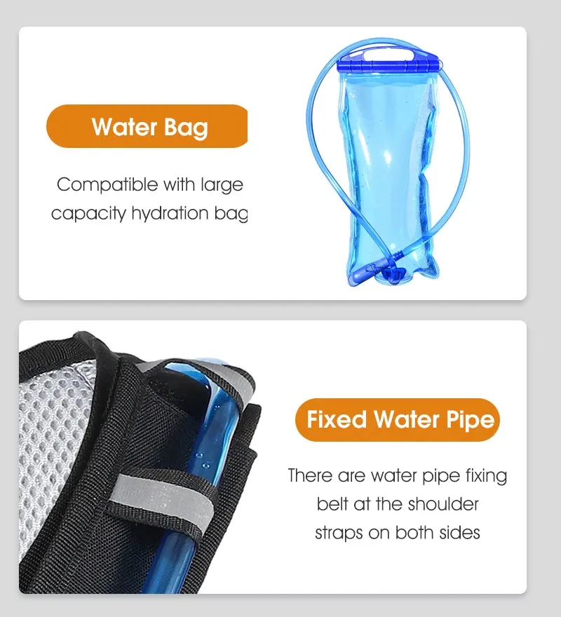 10L Ultralight Cycling Backpack – Ergonomic MTB & Road Bike Hydration Pack with Water Bladder for Hiking, Camping & Climbing
