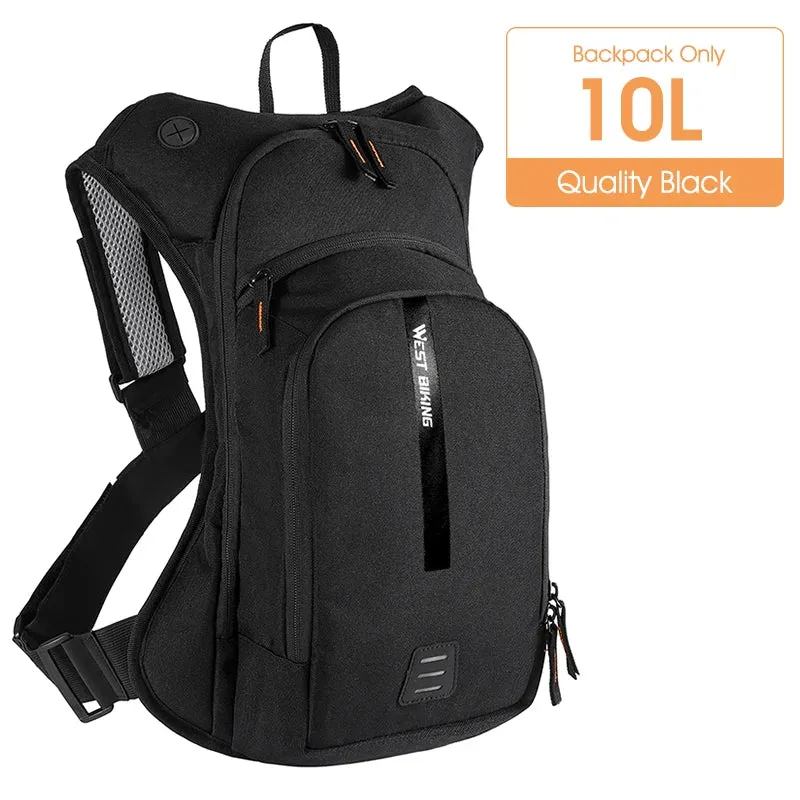 10L Ultralight Cycling Backpack – Ergonomic MTB & Road Bike Hydration Pack with Water Bladder for Hiking, Camping & Climbing