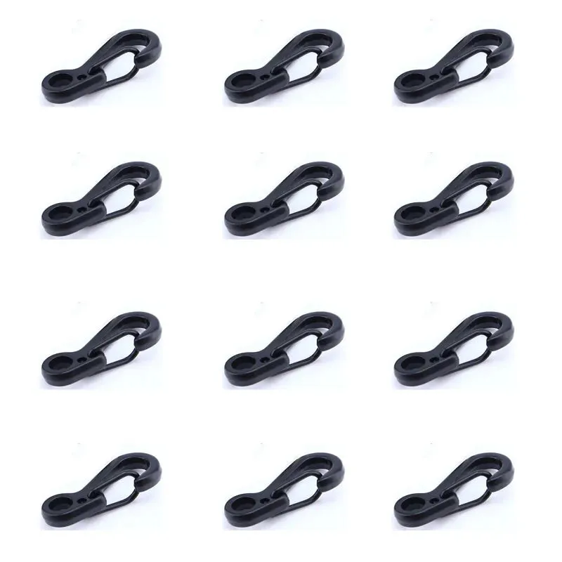 12 Pcs Mini Carabiner Key Hangers - Lightweight Keychain Clips for Camping and Backpacking