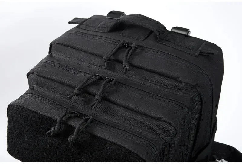 25L/45L Tactical Backpack – Laser-Cut MOLLE Hiking Pack with Dual Cup Holders