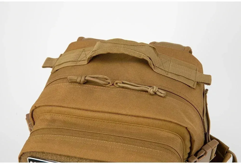 25L/45L Tactical Backpack – Laser-Cut MOLLE Hiking Pack with Dual Cup Holders