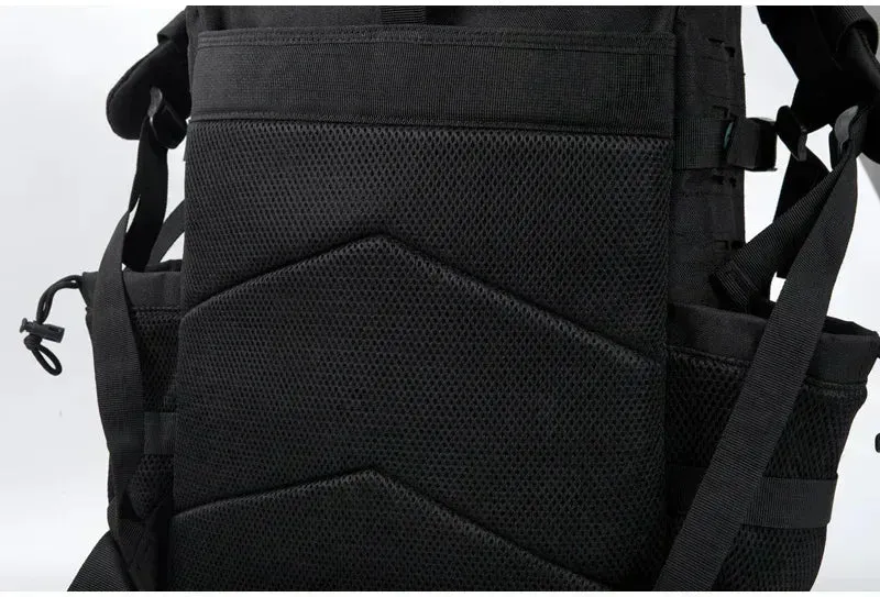 25L/45L Tactical Backpack – Laser-Cut MOLLE Hiking Pack with Dual Cup Holders