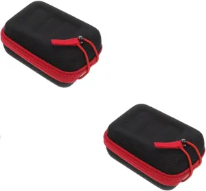 2pcs Golf Rangefinder Hard Shell Cases Universal Laser Range Finder Carry Bags with Zipper EVA Rangefinder Protector Bags Range Finder Pouches Trinkets Storage Bags