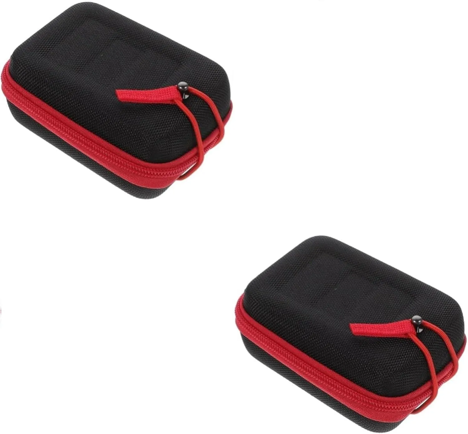 2pcs Golf Rangefinder Hard Shell Cases Universal Laser Range Finder Carry Bags with Zipper EVA Rangefinder Protector Bags Range Finder Pouches Trinkets Storage Bags