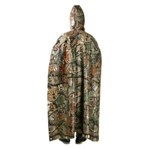 3 In 1 Ultralight Outdoor Poncho with Hood, Travel Raincoat and Tent Mat