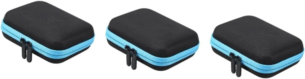 3pcs Essential Oil Bag Storage Bag Miss Storage Box Multicolor, Bluex3pcs, mediumx3pcs
