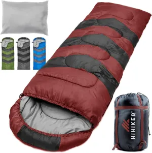 4 Season Compact Sleeping Bag with Travel Pillow