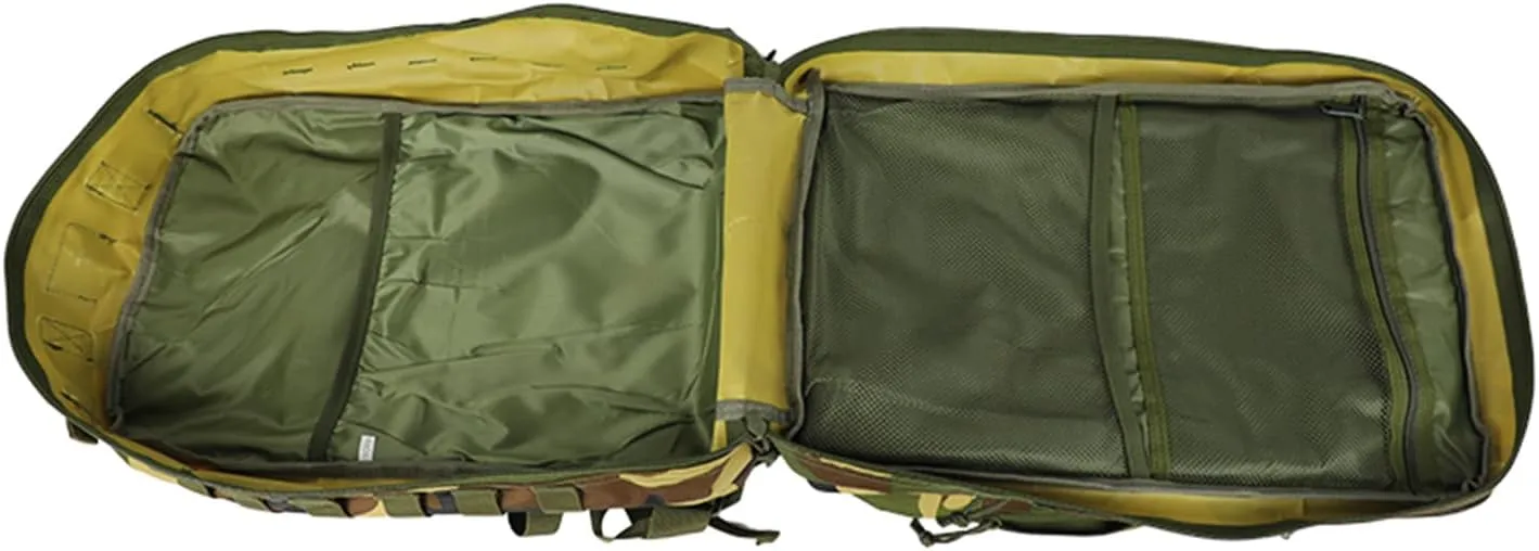 45L Military Tactical Backpack for Men & Women Bug Out Bag Assault pack Molle Daypack Hiking Trekking Rucksack(Jungle camo)