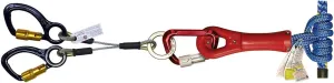 6515-DLX Super Anchor 2-D Lanyard Deluxe Kit with Captive Carabiners - Super Grab & Auto Lock Carabiner
