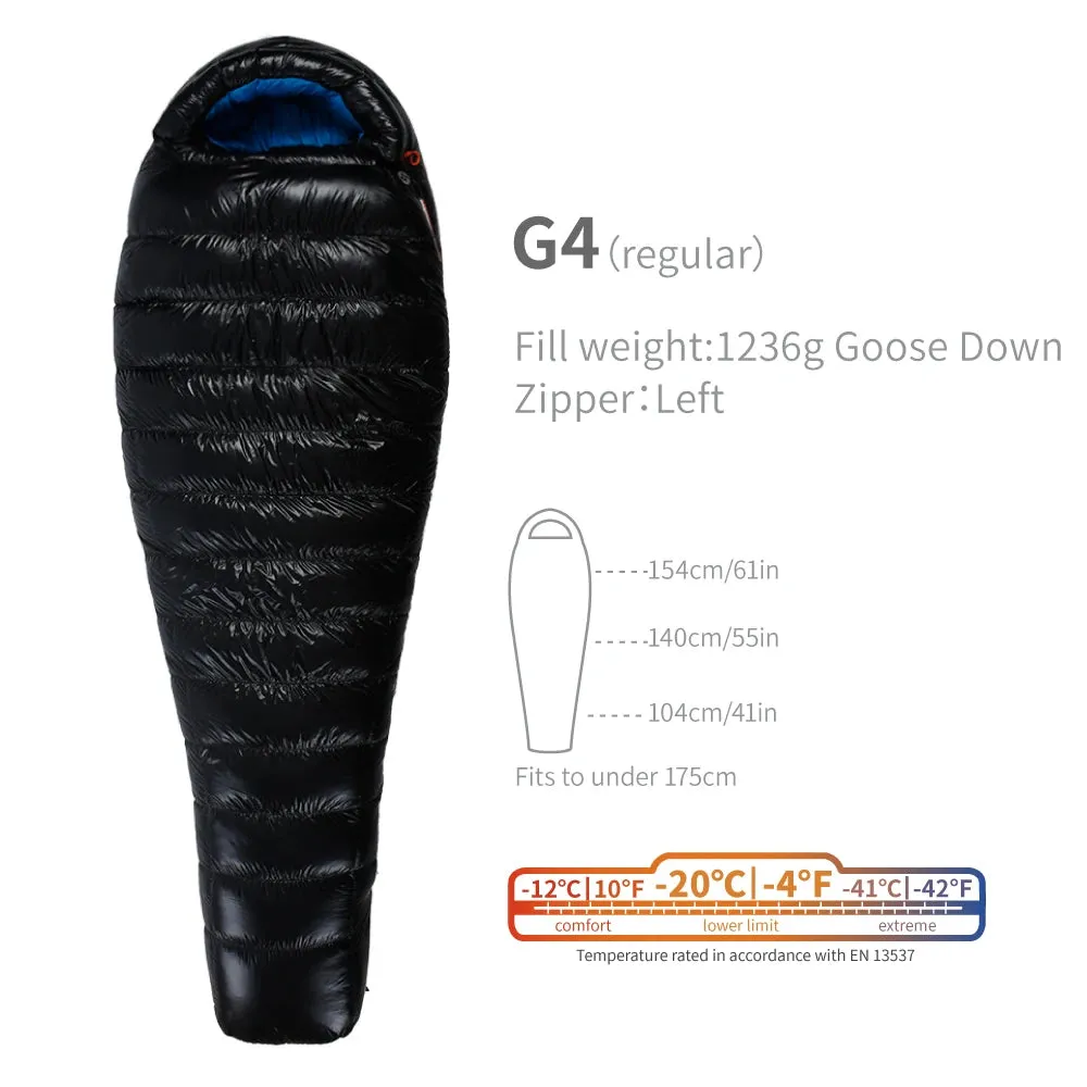 AEGISMAX G1-G5 Series 800FP Goose Down Sleeping Bag Ultralight Sleeping Bag for Men & Women