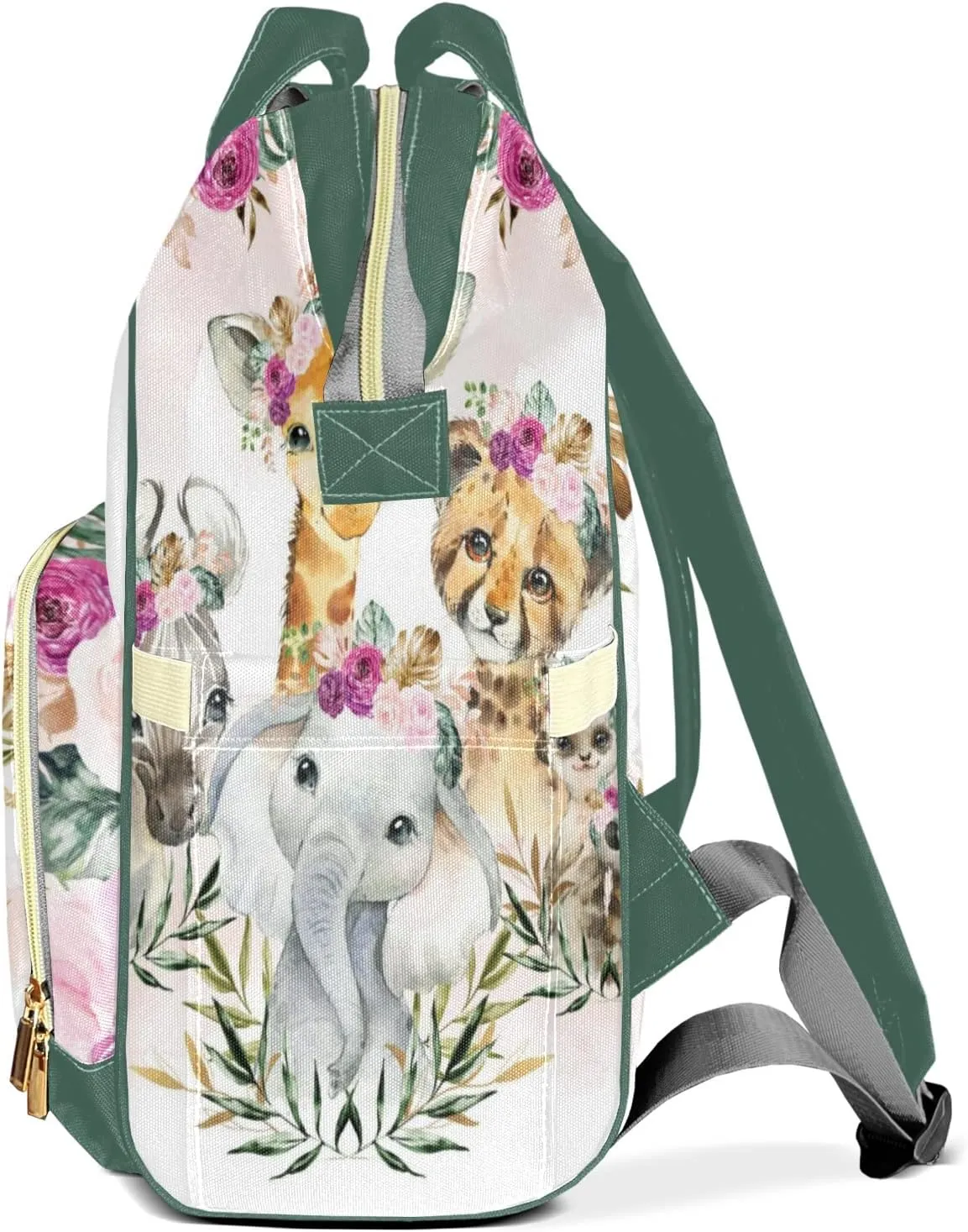 Animal Flower Diaper Bags Custom Mummy Backpack with Name Tote Bag Backpacks Presents