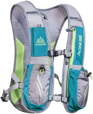 AONIJIE Running Hydration Vest Backpack for Women and Men Lightweight Trail Running Backpack 5.5L Mint Green