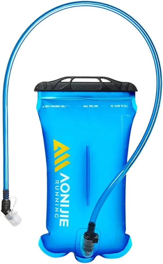 AONIJIE Water Hydration Bladder Suitable for Running Vest Backpack 1.5L/2L/3L Leakproof Water Reservoir BPA-Free and Large Opening for Hiking Cycling Camping