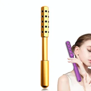 Arrily face roller，Uplift Facial Massaging Beauty Tool, Skin Care for Skin Tightening Firming, De-Puffing, Nourishes The Skin for Daily Skincare Routine (gold)