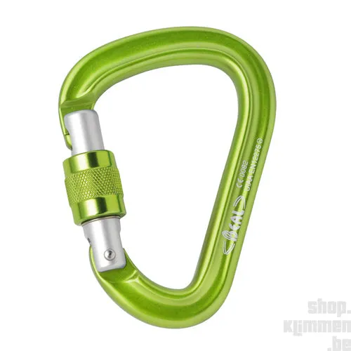Be Safe - green, HMS carabiner
