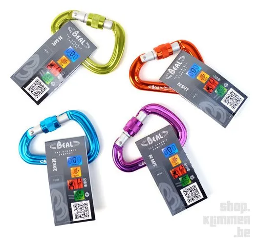 Be Safe, HMS carabiner - 4 pack
