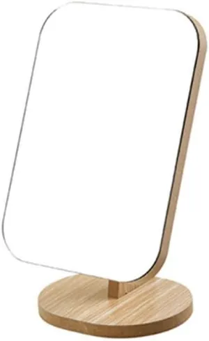 Beauty Borderless Mirrors Manual Assembly Makeup Mirrors Wooden Rectangle High Definition Bedroom Decorative Mirrors