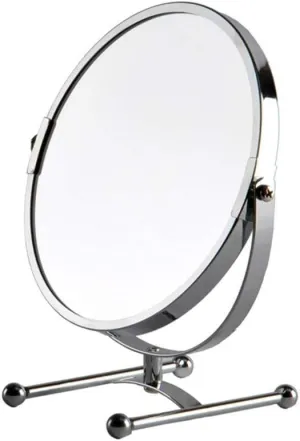 Beauty Bright Mirrors Dressing Mirrorsbedroom Bathroom Living Room Multifunction Makeup Mirrors Decoration Desktop Mirrors Rotation Metal Mirrors