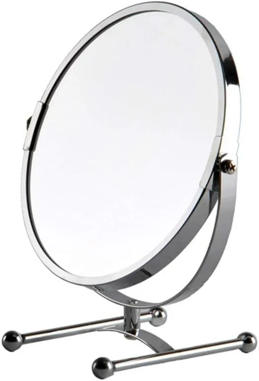 Beauty Bright Mirrors Dressing Mirrorsbedroom Bathroom Living Room Multifunction Makeup Mirrors Decoration Desktop Mirrors Rotation Metal Mirrors