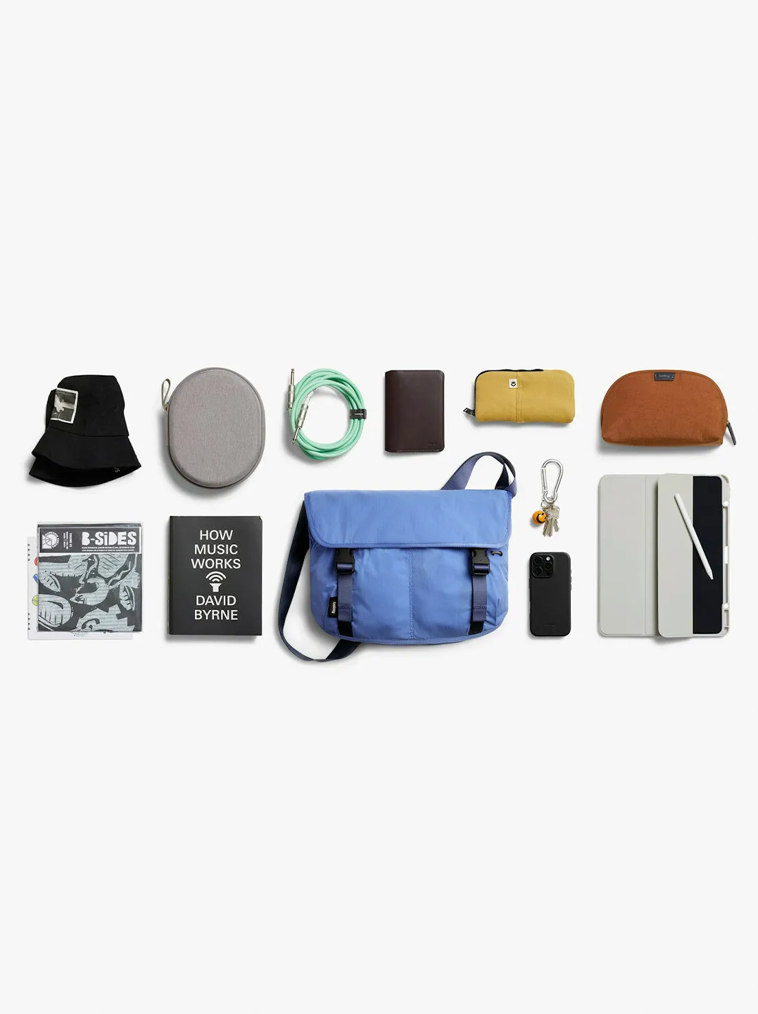 Bellroy - Cinch Messenger Bag - Denim Blue