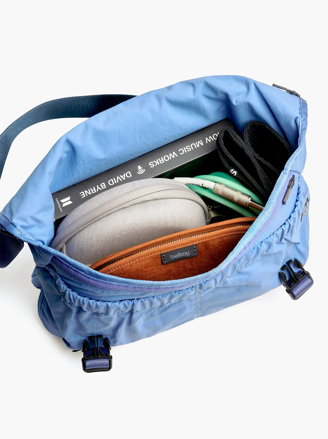 Bellroy - Cinch Messenger Bag - Denim Blue