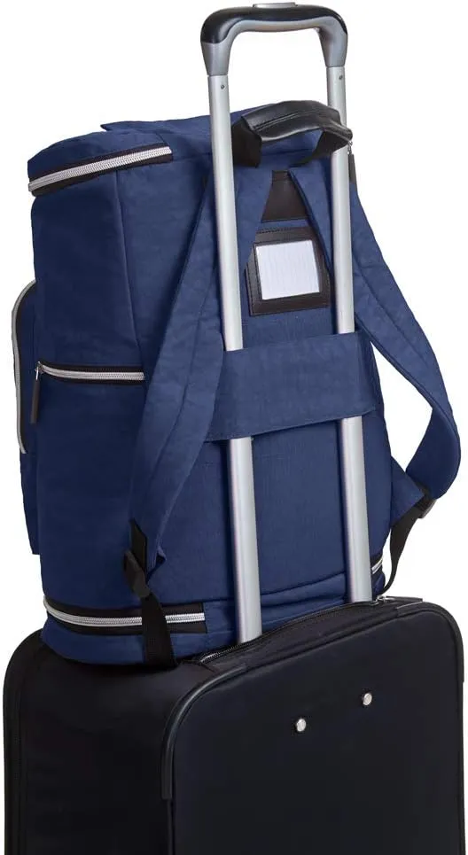 biaggi Zipsak Travel Laptop Backpack - TSA Friendly, Fits 16-inch Notebook, Perfect for Men & Women, College, Business, and Work (Navy Blue)