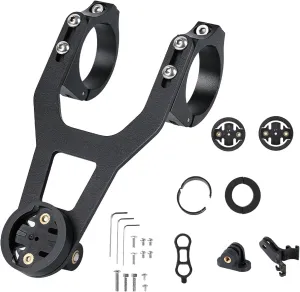 Bike Computer Mount Out-Front Bike Mount, Sport Bicycle Computer Handlebar Mount, Compatible with GPS Devices and Action Cameras