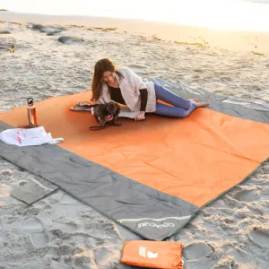 Blanket Beach Top-selling Fits Beach Sandproof Travel with Covacure Blanket 3 108" Outdoor Adults for 8 Waterproof New Year sale Camping Beach Accessories Mat Hiking Large Beach Pocket 118”X for - Zipper Oversized Extra