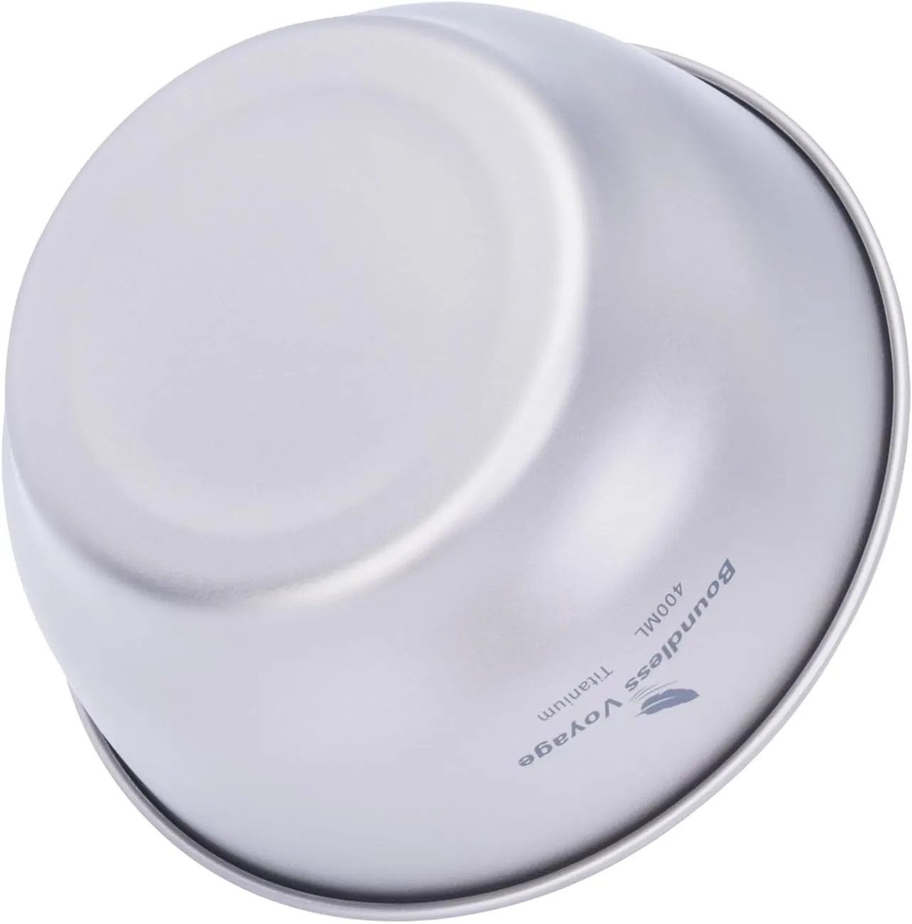 Boundless Voyage Titanium Dish Plate With Mesh Bag - Outdoor Dishware and Utensils Mess Kit, Single-Walled Bowl for Camping, Backpack Hiking