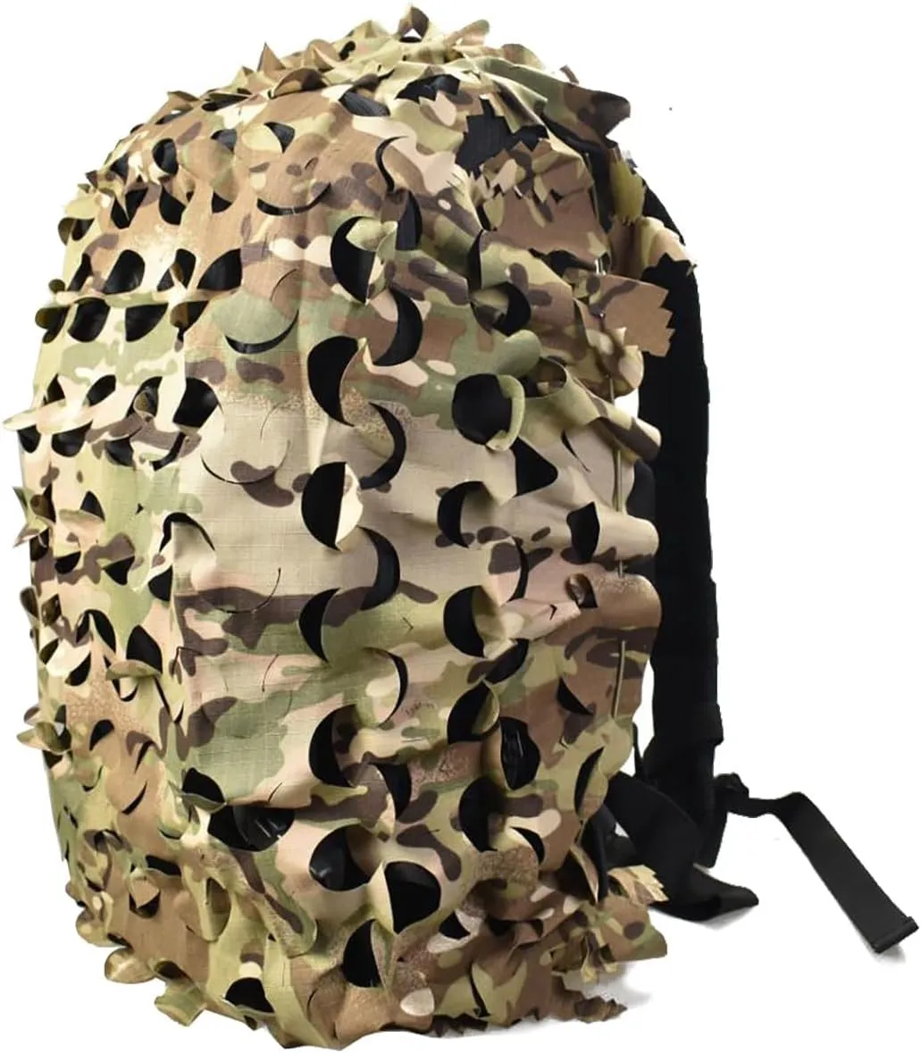 Breathable Mesh Camo Pack Cover Tactical Backpack Cover for Tactical Backpack, Rucksack