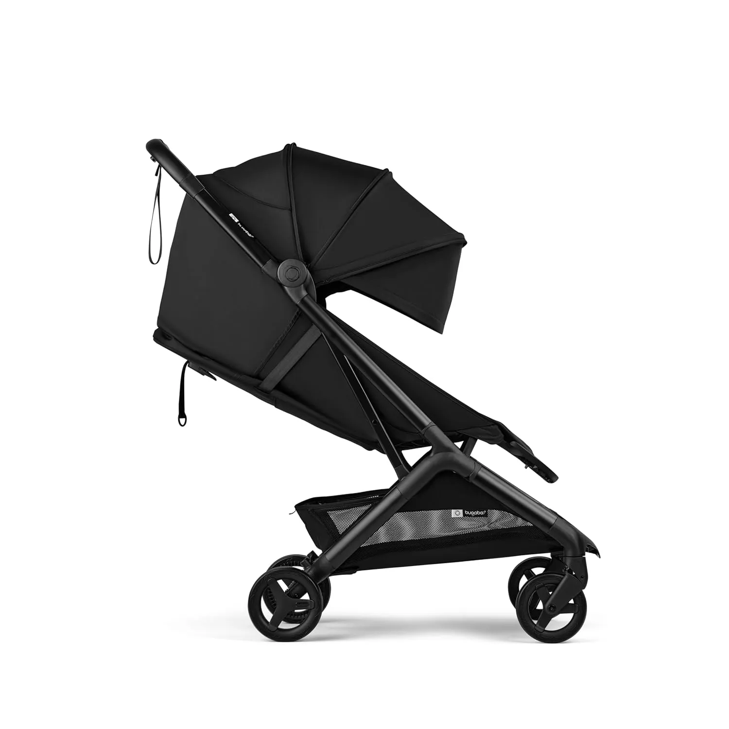 Bugaboo Butterfly 2 Travel Stroller, Ultra-Compact One-Second Fold, Lightweight and Airplane-Friendly (Black)