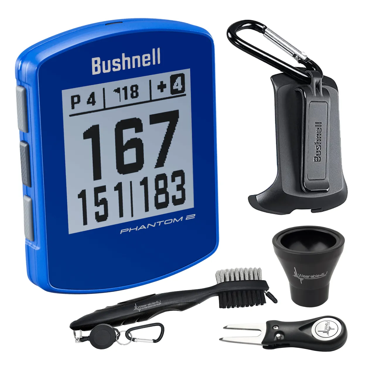 Bushnell Phantom 2 GPS Rangefinder with BITE magnetic mount and GreenView