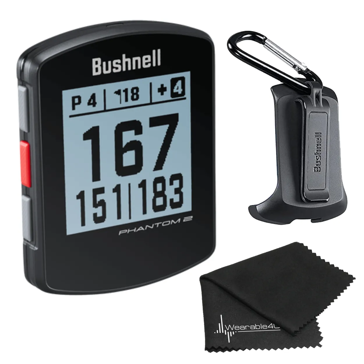 Bushnell Phantom 2 GPS Rangefinder with BITE magnetic mount and GreenView