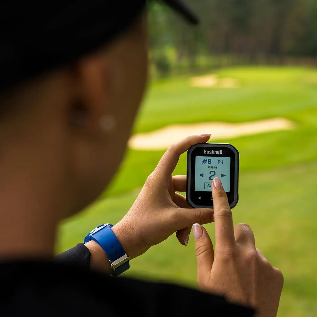 Bushnell Phantom 3 (Green) Slope Golf GPS Handheld Bundle - Touchscreen, Auto Course & Hole Recognition, Auto-Prompt Score Entry with PlayBetter Portable Charger, Belt Clip & Carabiner