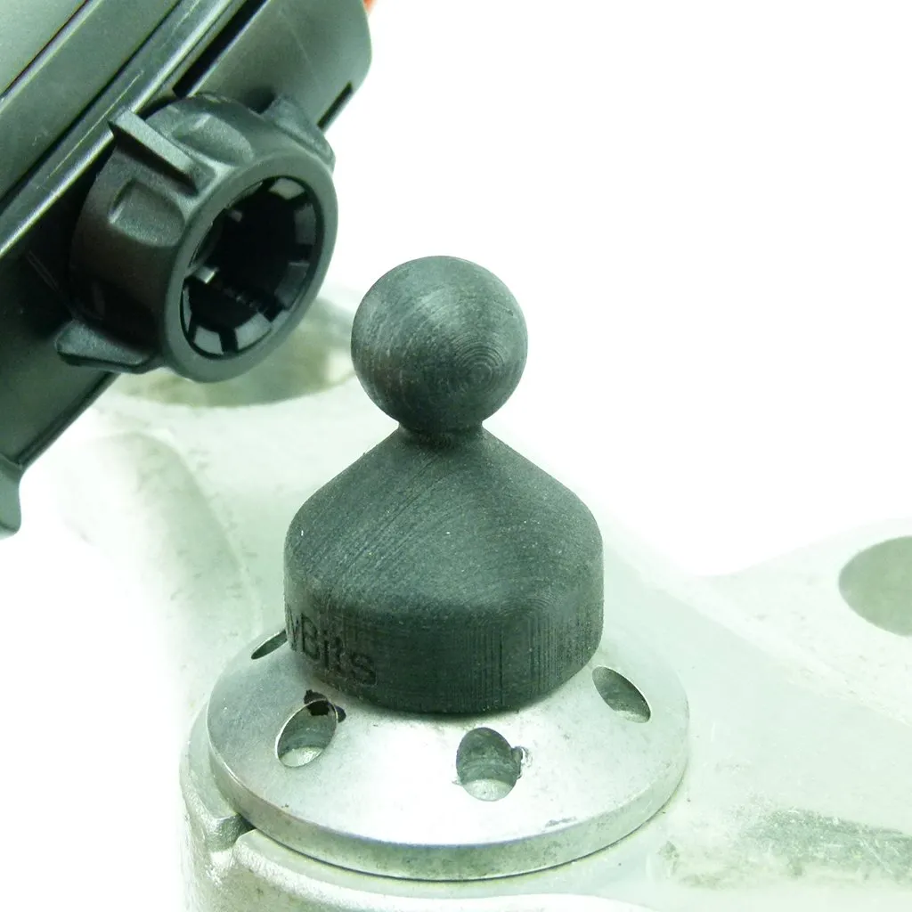 BuyBits 12mm Hexagon GPS Mount for Garmin Approach G3 - G5 Devices fits Honda Blackbird & Kawasaki Motorcycles (sku 50629)