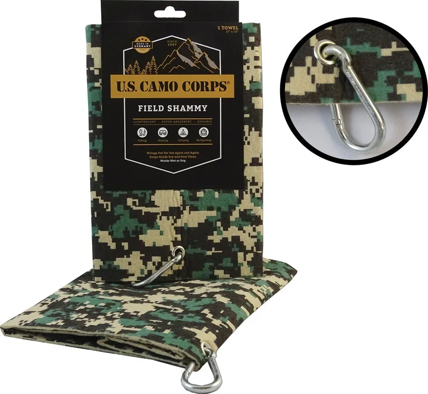 Camo Field Shammy Green