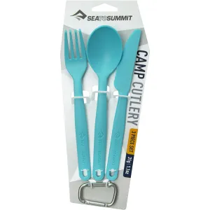Camp Cutlery 3 Piece Set, Pacific Blue