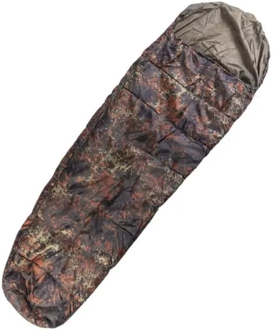 Camping Sleeping Bag, Lightweight Sleeping Bag with Soft Filling, Easy to Carry with Transportation Bag, Warm and Comfy Backpacking Camping Gear with Integral Hood for Outdoor Adventures