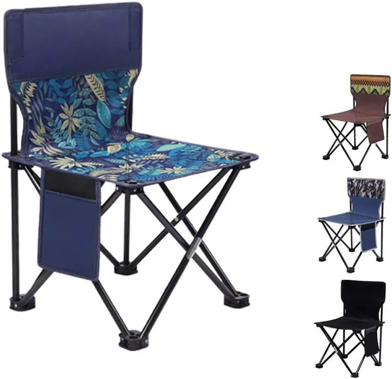 Camping Stool, Small Folding Chair, The Portable Fishing Chair Stool Camping Backpack Oudoor Travel Shoulder Sport Tackle Bag Fishing Accessories 42X32cm
