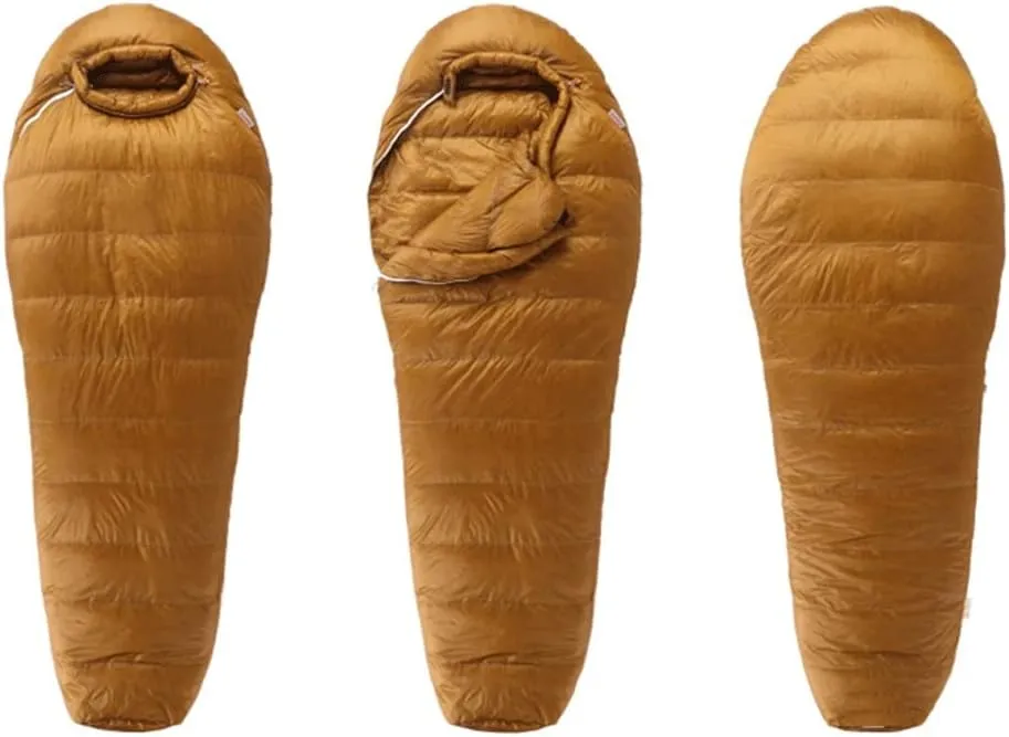 Camping Warm Sleeping Bag Outdoor Extension Outdoor Light Adult Thickened Goose Down Down Sleeping Bag Camping