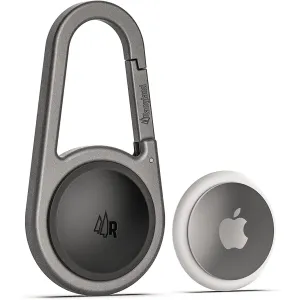 Carabiner AirTag Holder with Keychain