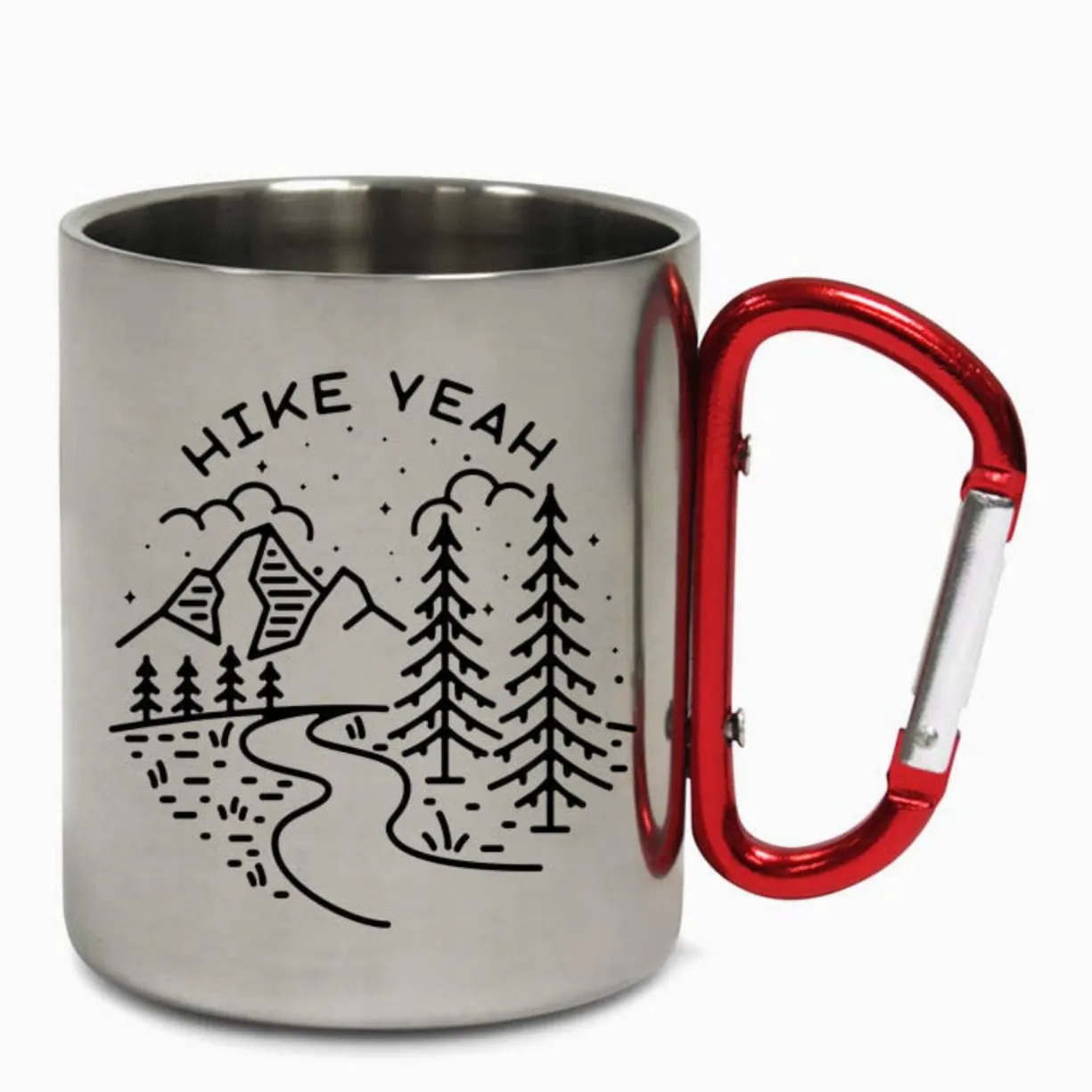 Carabiner steel Camping Mug