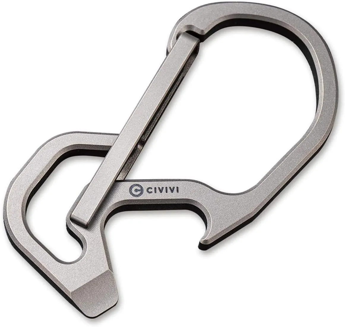 Civivi Unisex – Adult's Click Titanium Gray Multitool, 5,8 cm