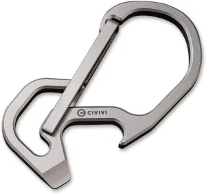 Civivi Unisex – Adult's Click Titanium Gray Multitool, 5,8 cm