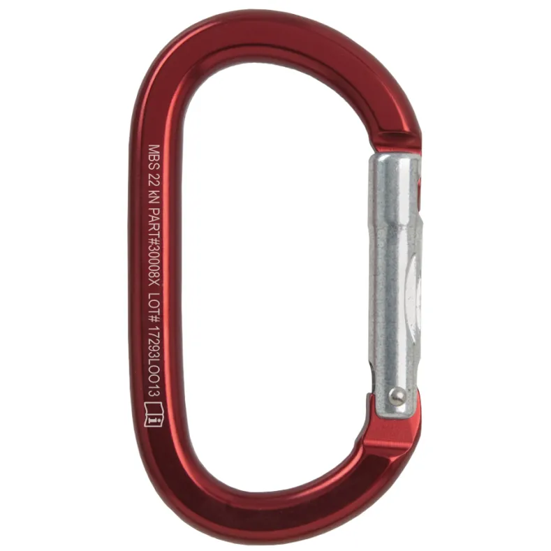 CMC Aluminum Oval Non-Locking Carabiner