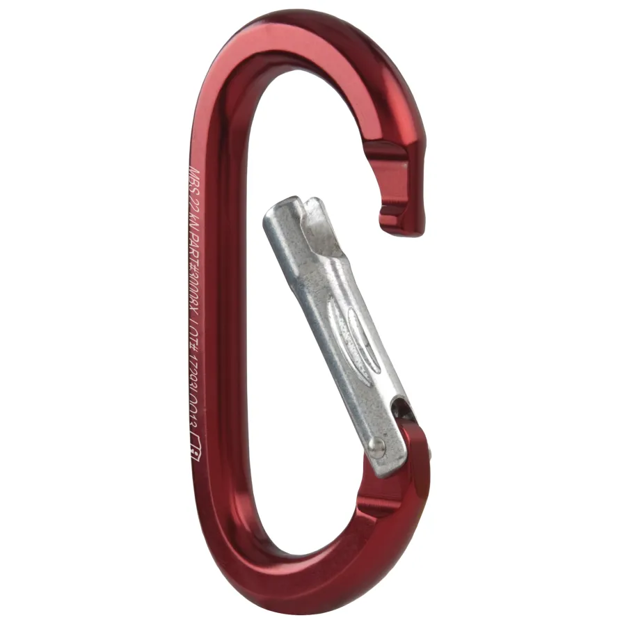 CMC Aluminum Oval Non-Locking Carabiner