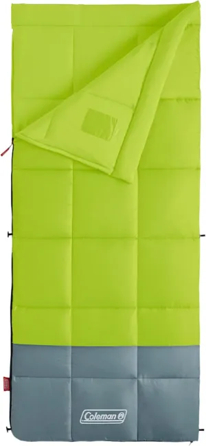 Coleman Kompact Cool-Weather Sleeping Bag, 20°F/30°F/40°F Adult Sleeping Bag with Heat Retention, Stuff Sack, & Snag-Free Zipper